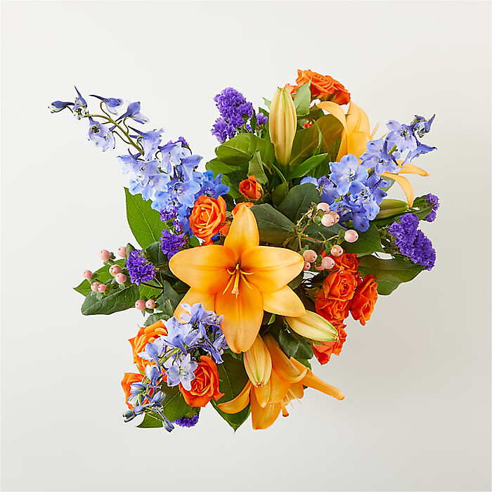 Radiant Citrus Box Bouquet